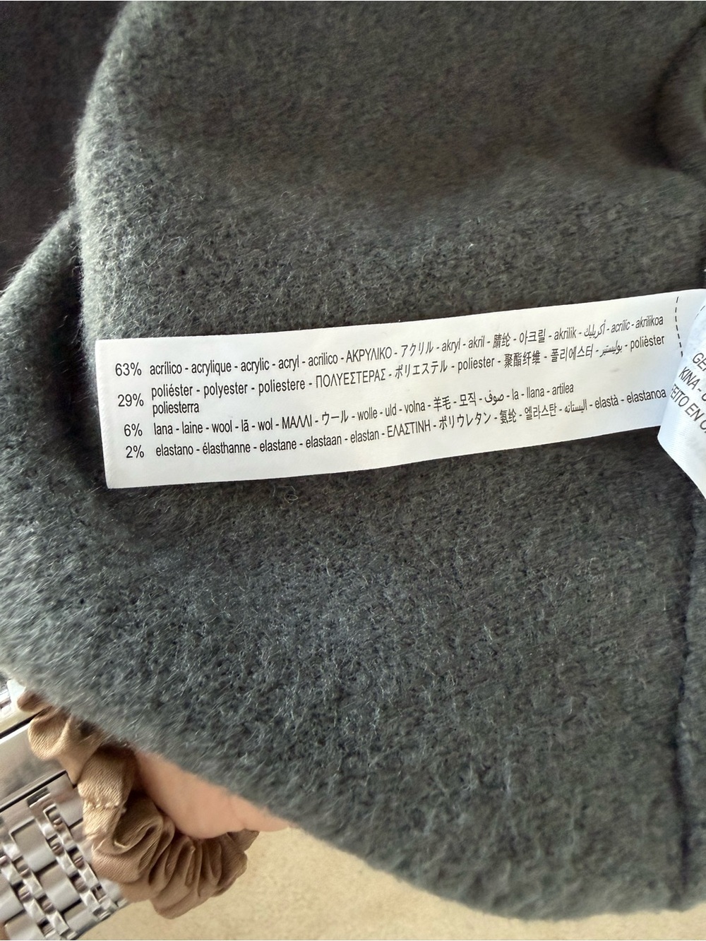 Zara Hooded Button Cardigan in Dark Gray - Picture 8 of 12